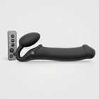 Strap-On-Me Vibrating Bendable Strapless Strap-On Black XLarge