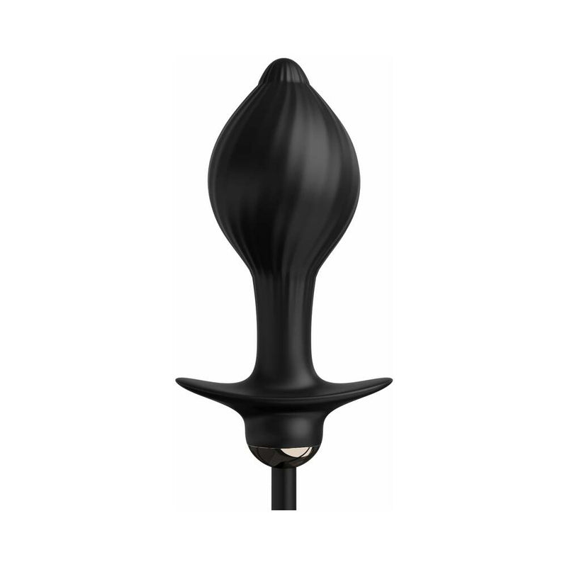 Anal Fantasy Elite Collection Auto-Throb Inflatable Vibrating Plug Black