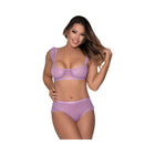Magic Silk Girl Next Door Bralette & Panty Lilac S/M