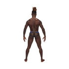 Male Power Sexagon Strappy Ring Jock Royal S/M