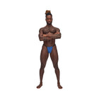 Male Power Sexagon Posing Strap Royal O/S