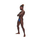 Male Power Sexagon Posing Strap Royal O/S