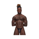 Male Power Landing Strip Micro Thong Black S/M