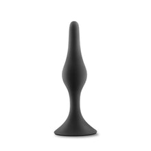 Anal Adventures Platinum Silicone Beginner Plug Small Black