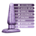 B Yours 3-Piece Anal Trainer Kit Purple Swirl
