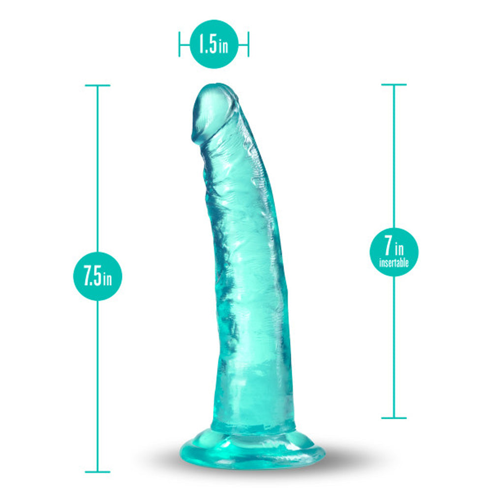 B Yours Plus Lust n'' Thrust 7 in. Dildo Teal