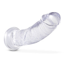 B Yours Plus Roar n'' Ride 8 in. Dildo Clear