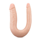 Dr. Skin Silicone Dr. Double Realistic 12 in. Dual-Ended Dildo Beige
