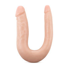 Dr. Skin Silicone Dr. Double Realistic 12 in. Dual-Ended Dildo Beige