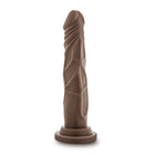 Dr. Skin Silicone Dr. Carter Realistic 7 in. Posable Dildo Brown