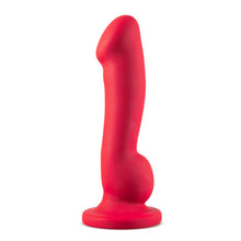Impressions Las Vegas Rechargeable Silicone 8.25 in. Vibrating Dildo Crimson