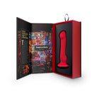 Impressions Las Vegas Rechargeable Silicone 8.25 in. Vibrating Dildo Crimson