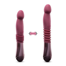 Temptasia Trixie Rechargeable 10 in. Silicone Thrusting Dildo Wine