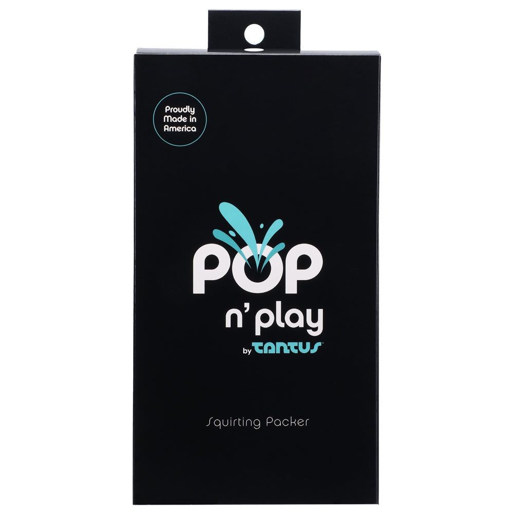 Tantus POP n'' Play Squirting Packer Espresso