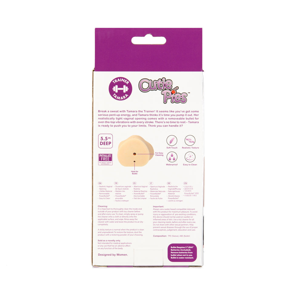 CutiePies Trainer Tamara Vagina Masturbator With Bullet