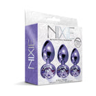 Nixie Metal Butt PlugÂ TrainerÂ Set 3-Piece Purple Metallic