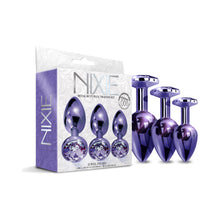 Nixie Metal Butt PlugÂ TrainerÂ Set 3-Piece Purple Metallic