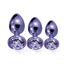 Nixie Metal Butt PlugÂ TrainerÂ Set 3-Piece Purple Metallic