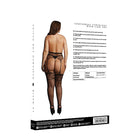 Le Desir Garter Belt Stockings with Lace Top Black Queen Size