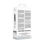 Ouch! Black & White Silicone Ball Gag With Adjustable Bonded Leather Straps Black