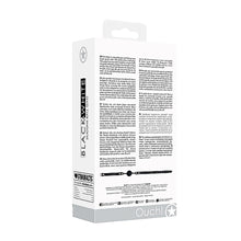 Ouch! Black & White Silicone Ball Gag With Adjustable Bonded Leather Straps Black