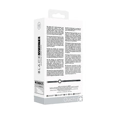 Ouch! Black & White Silicone Ring Gag With Adjustable Bonded Leather Straps Black