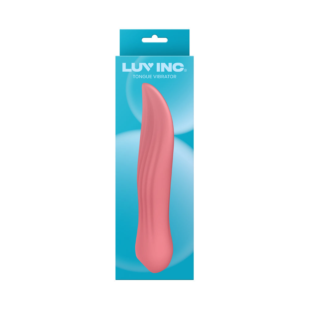 Luv Inc Tv23 Tongue Vibrator Rechargeable Silicone Coral