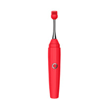 Luv Inc Op10 Orgasm Pen Rechargeable Pinpoint Vibrator with 3 Attachments Red
