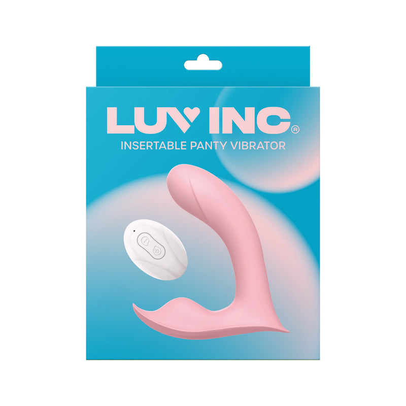 Luv Inc Pv71 Insertable Panty Vibrator Pink