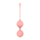 Luv Inc Kg88 Kegel Balls Ribbed Silicone 2-Piece Set Light Pink