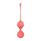 Luv Inc Kg88 Kegel Balls Ribbed Silicone 2-Piece Set Coral