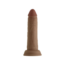 Shaft Model J: 6.5 in. Dual Density Silicone Dildo Oak