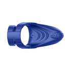 Forto F-48 Rechargeable Silicone Perineum Vibrating Double Cockring Blue