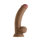Shaft Model C: 8.5 in. Dual Density Silicone Dildo with Balls Oak