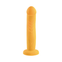 Gender X Sweet Embrace Vibrating 7 in. Dildo and Jock-Style Strap-On Harness Set Yellow/Black