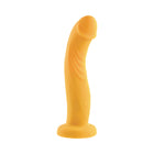 Gender X Sweet Embrace Vibrating 7 in. Dildo and Jock-Style Strap-On Harness Set Yellow/Black