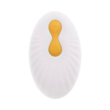 Gender X Sweet Embrace Vibrating 7 in. Dildo and Jock-Style Strap-On Harness Set Yellow/Black