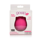 Curve Toys Gossip Cum Into Bloom Rechargeable Silicone Clitoral Stimulator Rose Crush Magenta