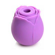Curve Toys Gossip Cum Into Bloom Rechargeable Silicone Clitoral Stimulator Rose Flirt Violet