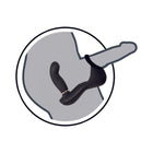 Butts Up P-Spot Massager Pro Silicone Black