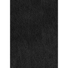 Ouch! Black & White Adjustable Plush Bonded Leather Ankle Cuffs Black