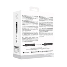 Ouch! Black & White Adjustable Plush Bonded Leather Ankle Cuffs Black