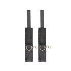 Ouch! Black & White Velcro Hogtie With Hand & Ankle Cuffs Black