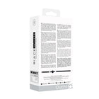 Ouch! Black & White Breathable Ball Gag With Bonded Leather Straps Black