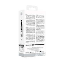 Ouch! Black & White Breathable Ball Gag With Bonded Leather Straps Black