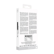 Ouch! Black & White Satin Eye Mask Blindfold Black