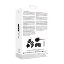 Ouch! Black & White Bed Bindings Restraint Kit Black