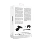 Ouch! Black & White Bondage Belt Restraint System Black