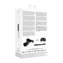 Ouch! Black & White Bondage Belt Restraint System Black