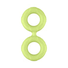 Forto F-81 Liquid Silicone Cock & Ball Double Ring Small Glow